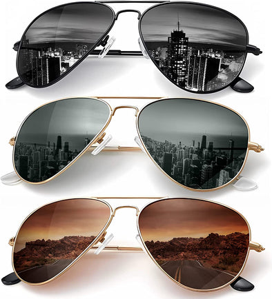 JOLLYNOVA Classic Aviator Sunglasses for Men Women Driving Sun glasses Polarized Lens UV Blocking
