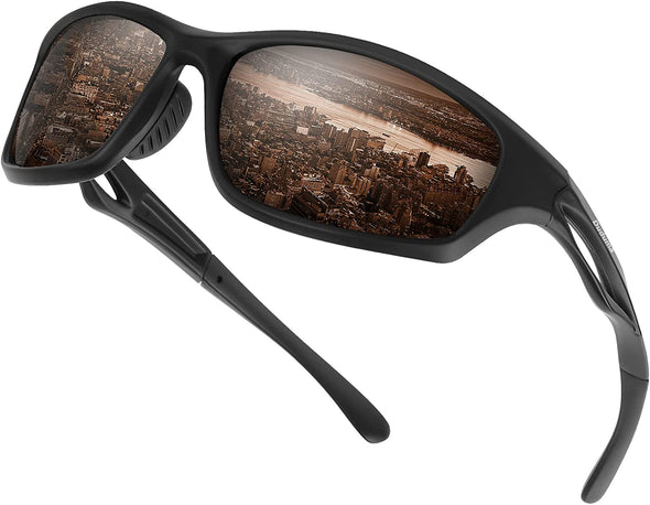 JOLLYNOVA Polarized Sports Sunglasses for Men Women Running Cycling Fishing Golf Driving Shades Sun Glasses Tr90