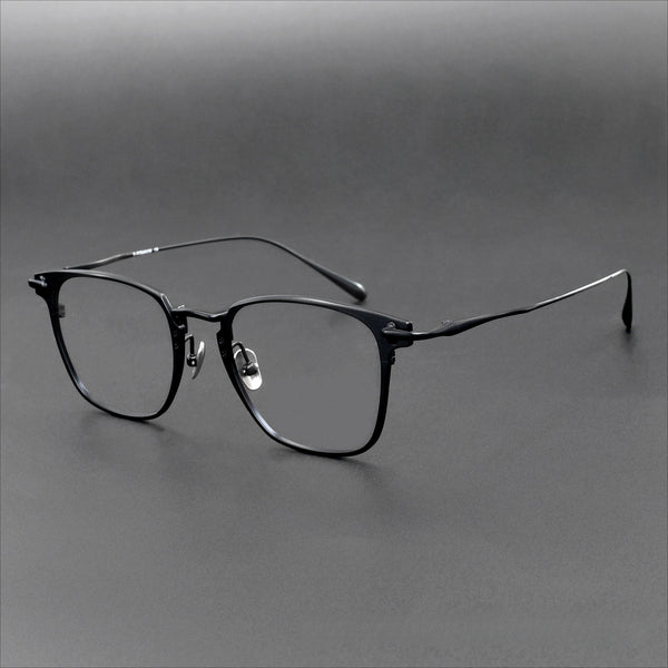 Roussel Vintage Square Titanium Eyeglasses Frame