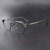 Pamela Retro Rectangle Titanium Eyeglasses Frame