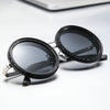Lela Retro Round Double Beam ND Dimming Sunglasses