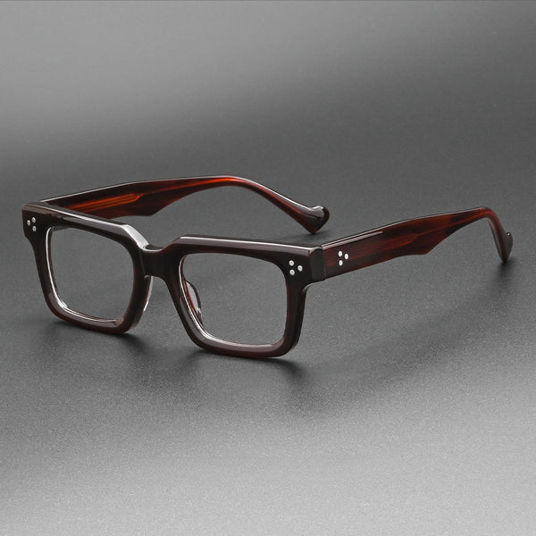 Harper Retro Rectangle Acetate Glasses Frame
