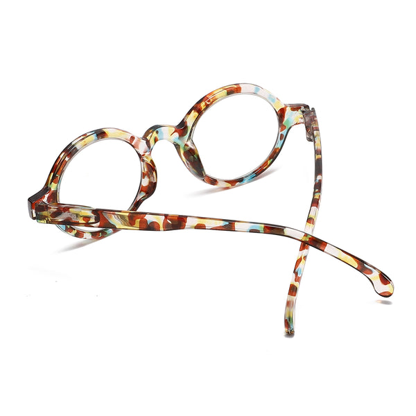 JollyNova HD7 Readers Crystal Clear Anti-Blue Light Oval Reading Glasses