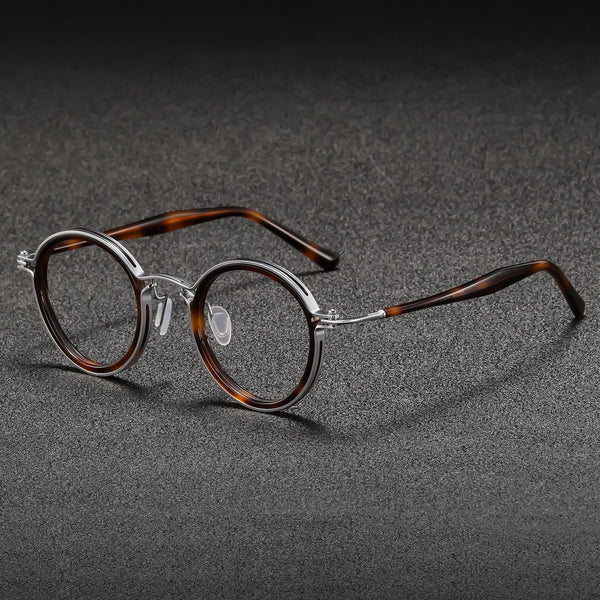Tate Vintage Round Acetate Glasses Frame
