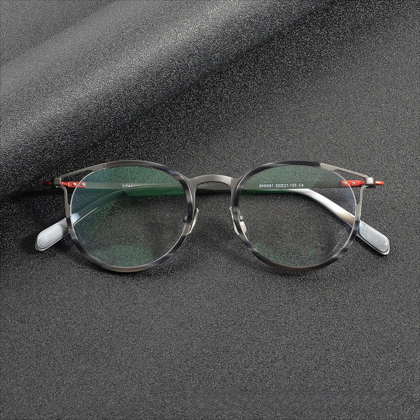 Lincoln Titanium Retro Hand Made Glasses Frame