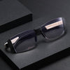 Anti-Blue Light  Rimless Reading Glasses Bifocal Presbyopia Glasses
