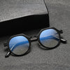 Schry Retro Round Titanium Glasses Frame