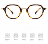 Dayna Titanium Vintage Round Eyeglasses Frames