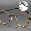 Valeria Titanium Vintage Round Eyeglasses Frame