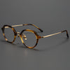 Dayna Titanium Vintage Round Eyeglasses Frames