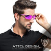 JOLLYNOVA Men's Fashion Driving Polarized Sunglasses for Men - Al-Mg metal Ultralight Frame
