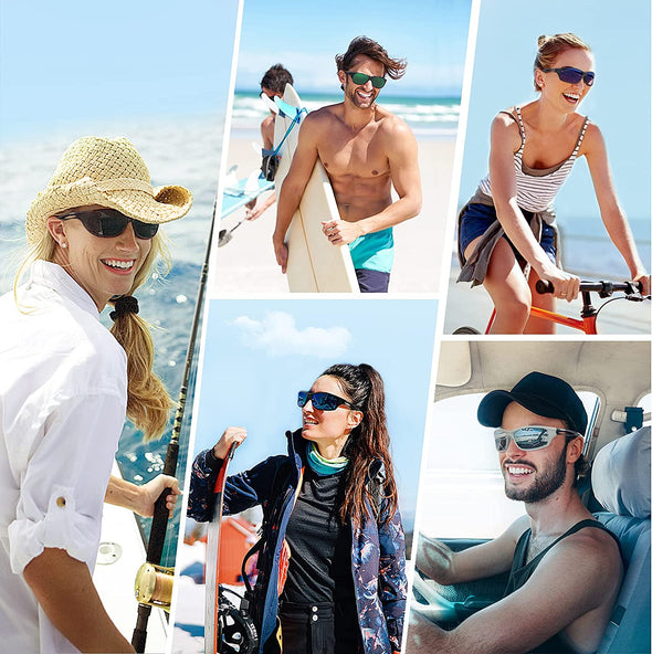 JOLLYNOVA Polarized Sports Sunglasses for Men Women Running Cycling Fishing Golf Driving Shades Sun Glasses Tr90