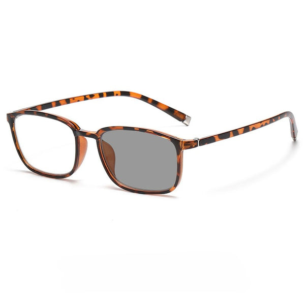Men's Casual Multi-Focus Photochromic Anti-Blue Light Reading Glasses