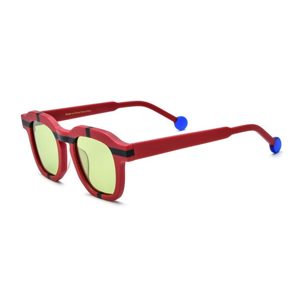 Dodd Premium Series Retro Rectangle Acetate Sunglasses