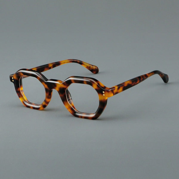 Pabon Vintage Geometric Acetate Glasses Frame