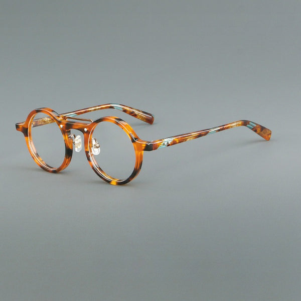 Van Vintage Round Acetate Optical Glasses Frame