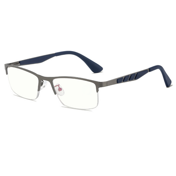 Metal half frame reading glasses shop