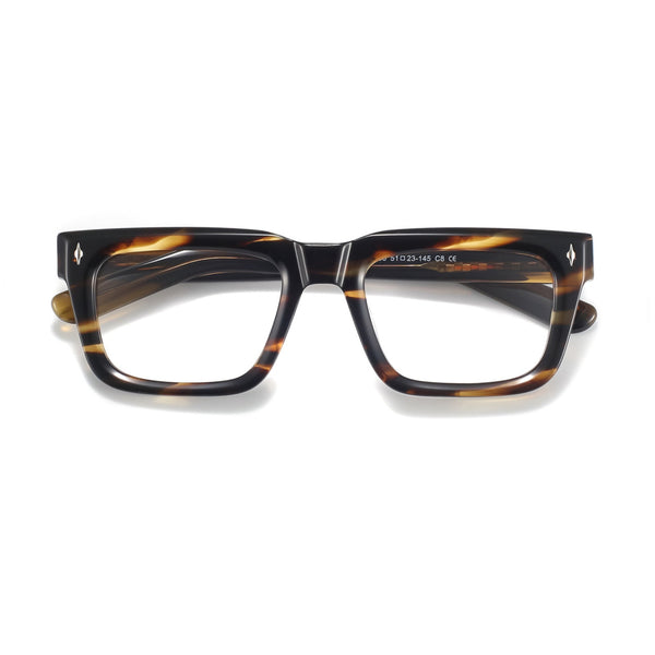 Vang Retro Rectangle Acetate Glasses Frame