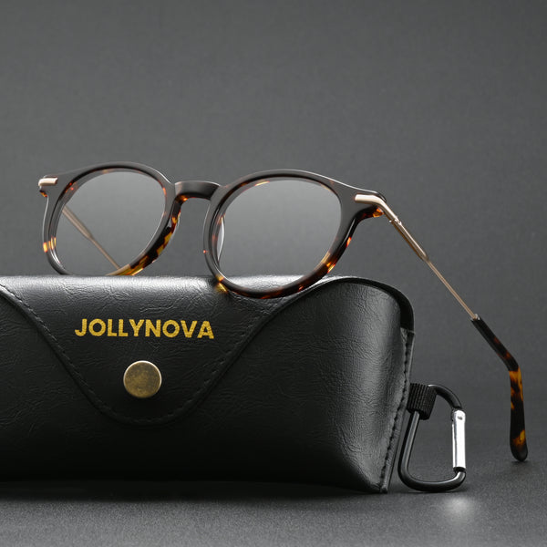 Carl Titanium Vintage Oval Eyeglasses Frames