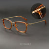 Japanese addition of the same style of Yong GMS-632 tortoiseshell color plate glasses frame square frame handmade titanium frame men's retro glasses frame