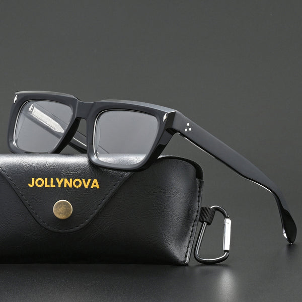 Majeed Retro Rectangle Acetate Glasses Frame