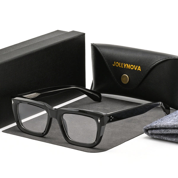 Majeed Retro Rectangle Acetate Glasses Frame