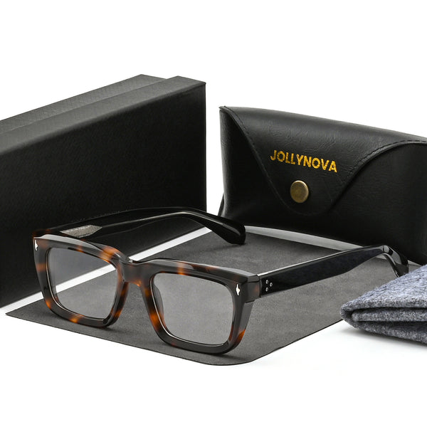 Majeed Retro Rectangle Acetate Glasses Frame