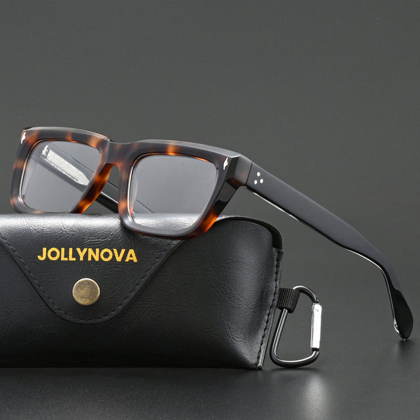 Majeed Retro Rectangle Acetate Glasses Frame