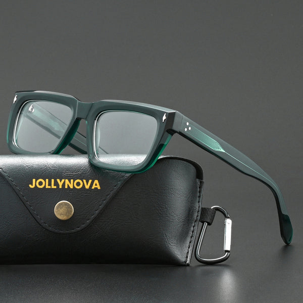 Majeed Retro Rectangle Acetate Glasses Frame