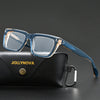 Majeed Retro Rectangle Acetate Glasses Frame