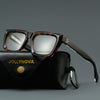 Majeed Retro Rectangle Acetate Glasses Frame