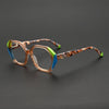 Eaddy Retro Geometric Acetate Eyeglasses Frame