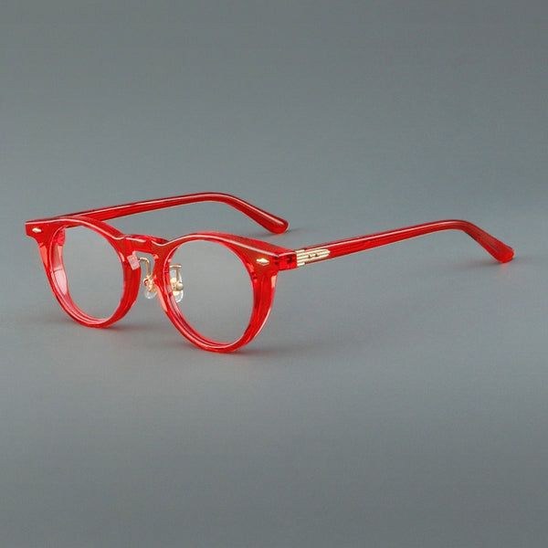 Mario Vintage Oval Acetate Eyeglasses Frame