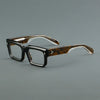Monk Retro Rectangle Acetate Glasses Frame