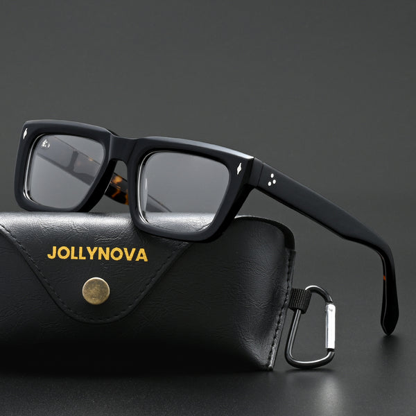 Mason Retro Rectangle Acetate Glasses Frame