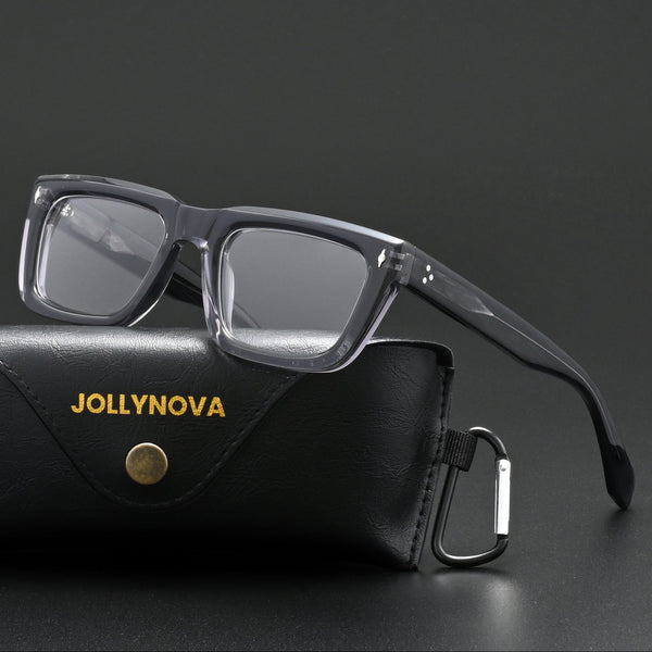 Mason Retro Rectangle Acetate Glasses Frame
