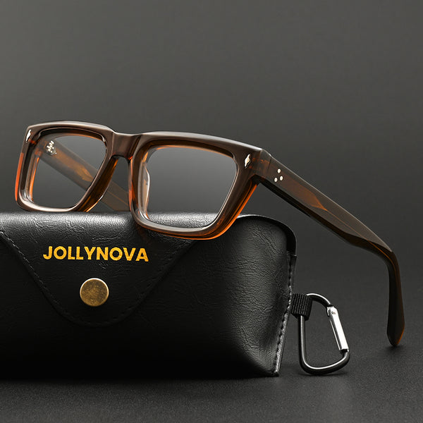 Sutton Retro Rectangle Acetate Glasses Frame