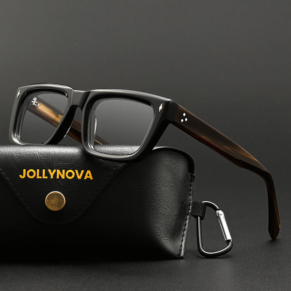 Sutton Retro Rectangle Acetate Glasses Frame