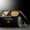 Sutton Premium Series Retro Rectangle Acetate Sunglasses