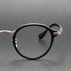 Tripi Titanium Vintage Round Eyeglasses Frame