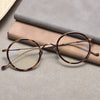 Sayle Titanium Vintage Round Eyeglasses Frame