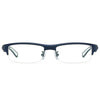 Leon Square Half Anti-Blue Light Men's Reading Glasses