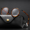 Mika Titanium Vintage Round Eyeglasses Frame