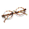 JollyNova HD7 Readers Crystal Clear Anti-Blue Light Oval Reading Glasses