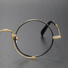 Kadir Titanium Vintage Round Eyeglasses Frames