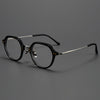 Dayna Titanium Vintage Round Eyeglasses Frames