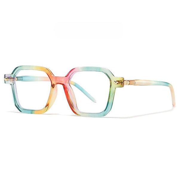 European and American street photography literary sunglasses 86601 cross-border simple square sunglasses fashion star flat glasses