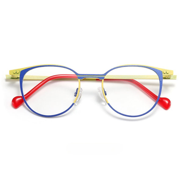 Munoz Retro Hand Made Alloy Glasses Frame