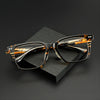 Jacque Retro Rectangle Acetate Eyeglasses Frame