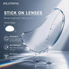 Stick-On Nearsighted Lenses Reusable Adhesive Myopia Lenses for Sunglasses Eyewear (2-pack)